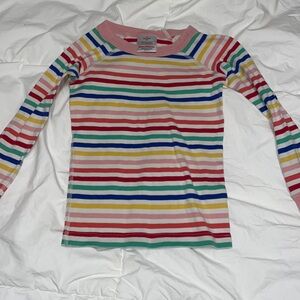 Hanna Andersson pajama top long sleeve stripe 5